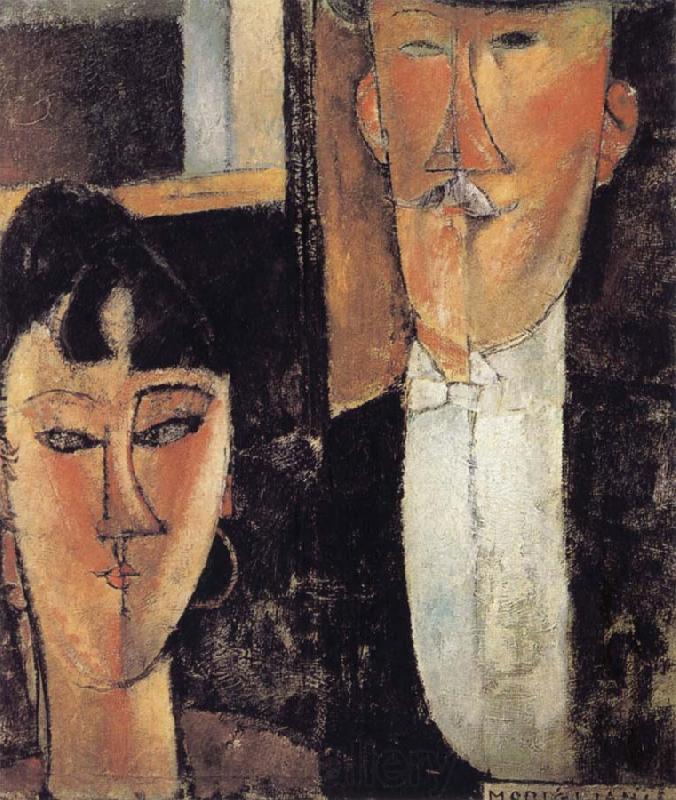 Amedeo Modigliani Bride and Groom France oil painting art